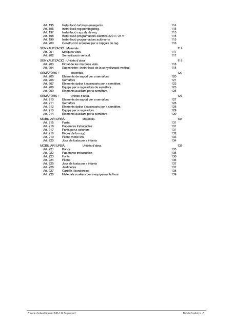 VI. Plec de Condicions - Ajuntament de Palafrugell