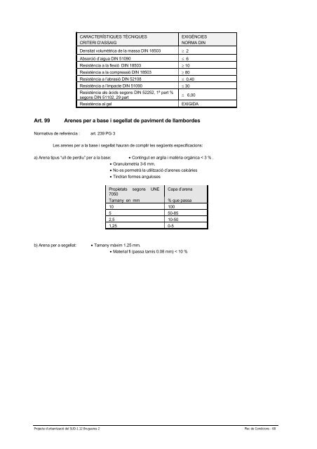 VI. Plec de Condicions - Ajuntament de Palafrugell