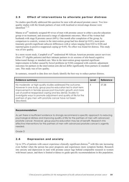 Clinical Practice Guidelines for the management of locally advanced ...