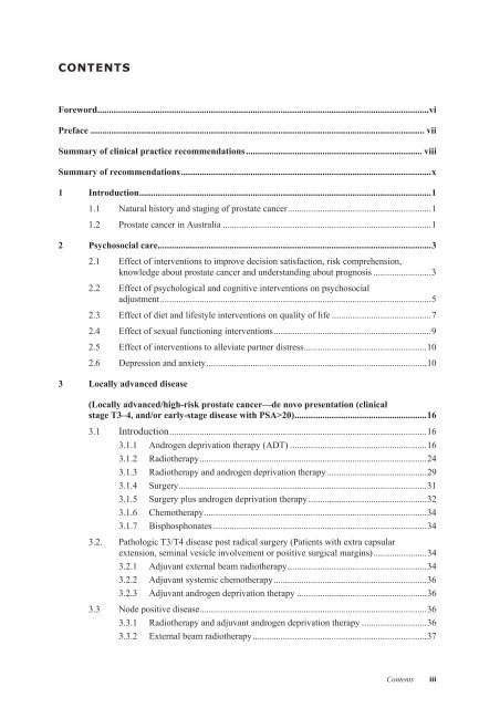 Clinical Practice Guidelines for the management of locally advanced ...