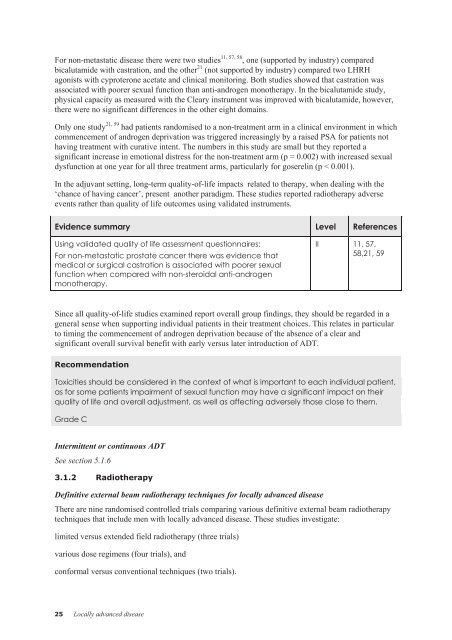 Clinical Practice Guidelines for the management of locally advanced ...