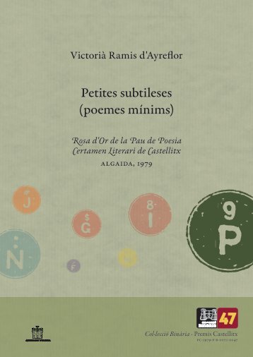 Premis Castellitx / Poesia Petites subtileses (poemes mínims) - Zheta