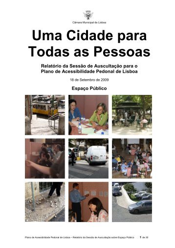 Uma Cidade para Todas as Pessoas - Câmara Municipal de Lisboa