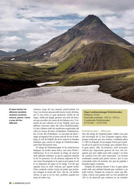 Laugavegurinn, una visió íntima d'Islàndia - Centre Excursionista de ...