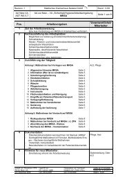 Hygieneplan Küche - Krankenhaus Nettetal