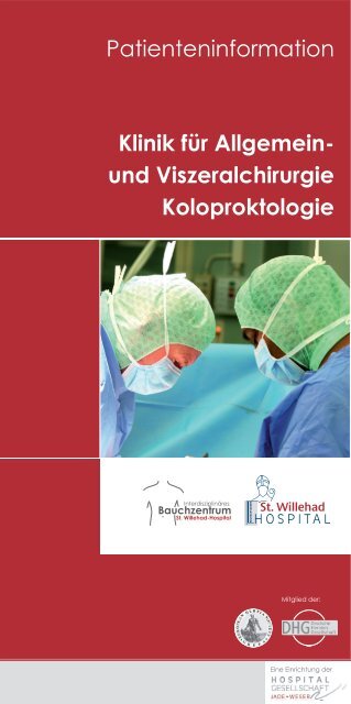 Klinik für Allgemein- und Viszeralchirurgie Koloproktologie ...