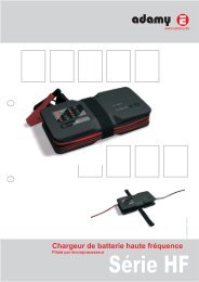 Chargeur de batterie haute fréquence - adamy Gmbh