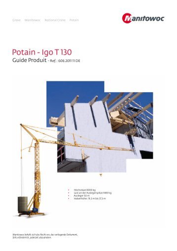 Potain - Igo T 130