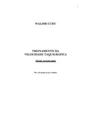 waldir cury - Taquigrafia em Foco