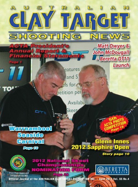 April 2012 - Australian Clay Target Association