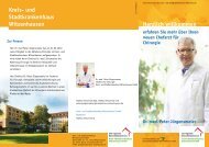 Dr. med. Peter Jürgensmeier - Stadtkrankenhaus Witzenhausen ...