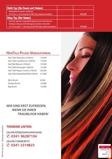 arcos HAIR TALK EXTENSIONS