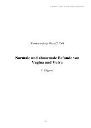 Normale und abnormale Befunde von Vagina und Vulva (258 kB)