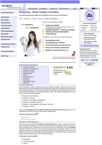 Kreditantrag Muster Vorlage Kredite Auch Ohne Schufa Online Kreditantrag Muster Vorlage Kredite Auch Ohne Schufa Online
