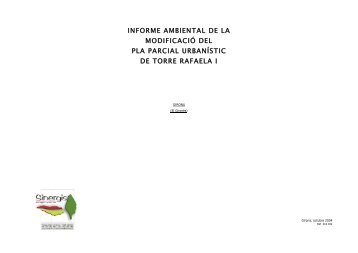 Informe ambiental - Ajuntament de Girona