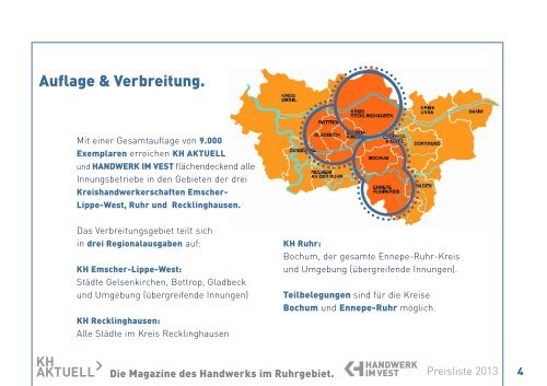 Mediadaten 2013 - Kreishandwerkerschaft Emscher-Lippe-West