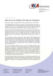 als nur ein Praktikum: Der Weg zum Traumberuf - Kreiskrankenhaus ...