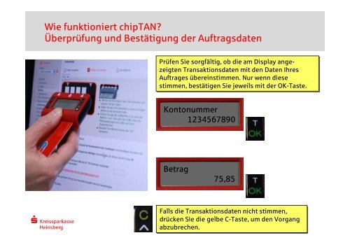Online-Banking-Überweisung mit chipTAN - Kreissparkasse ...