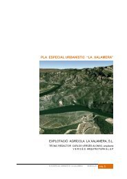 PEU Xalamera - Ajuntament de Benifallet