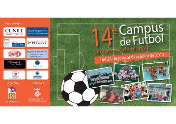 Campus de Futbol 2012 - Ajuntament de Sant Vicenç de Montalt