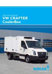 VW CRAFTER CoolerBox - Kress Kühlfahrzeuge
