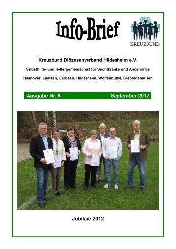 Ausgabe Nr. 9 September 2012 Jubilare 2012 - Kreuzbund ...