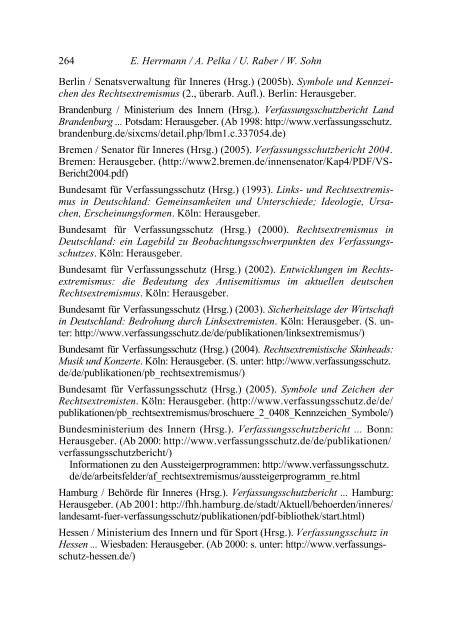 Bibliographie zur extremistischen Kriminalität - Kriminologische ...