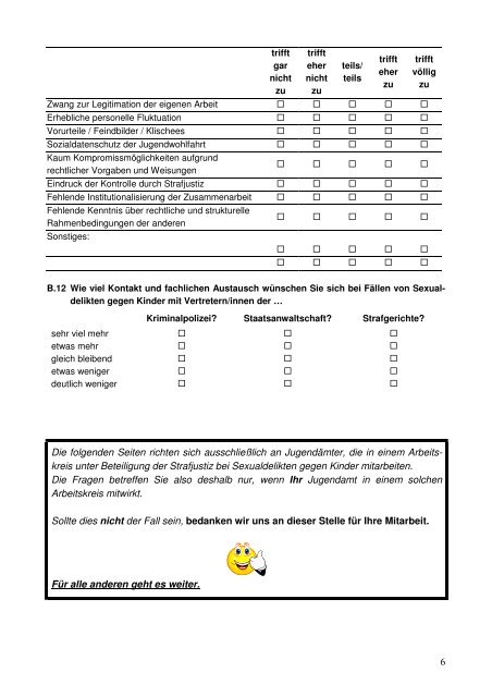 Fragebogen Zusammenarbeit Österreich - Netzwerk-Kooperation