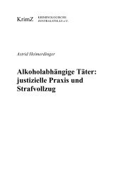 Online-Publikation - Kriminologische Zentralstelle eV