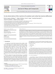 In situ observation of the reaction of scandium and carbon by ...