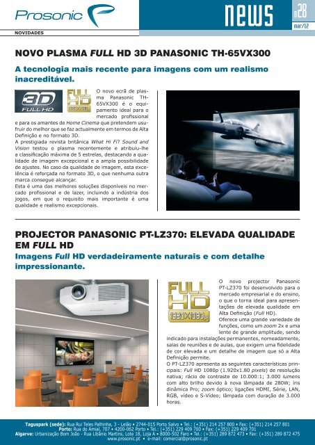 Newsletter 28 (MAR-12) - Prosonic