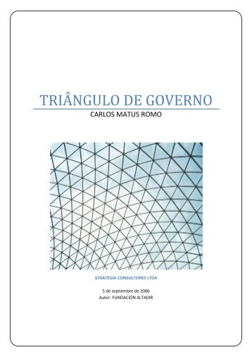 Triangulo de Governo (Carlos Matus)