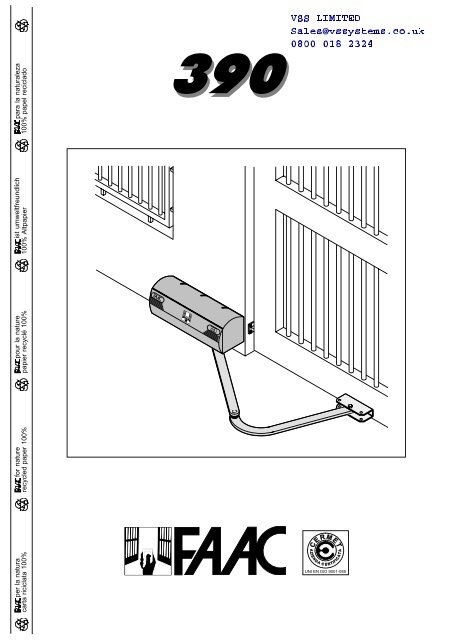 FAAC 390 Manual - CMS