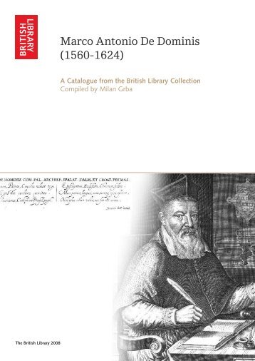 Marco Antonio De Dominis (1560-1624) - British Library