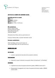 03/11 Acta de Junta Ordinaria de l - Ajuntament de Begues