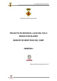 memòria - Ajuntament de Mont-roig del Camp