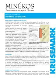 Steinrestaurierung mit System - KRUSEMARK