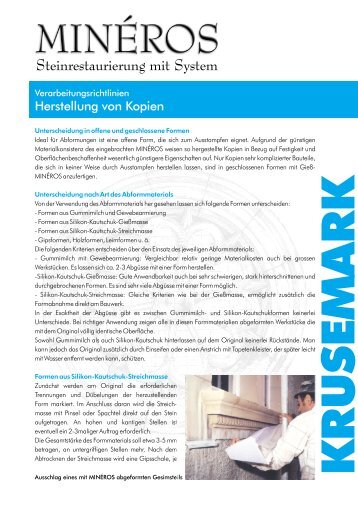 Steinrestaurierung mit System - KRUSEMARK