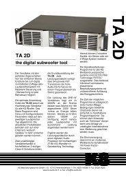 Datenblatt / datasheet TA2D - KS-Audio