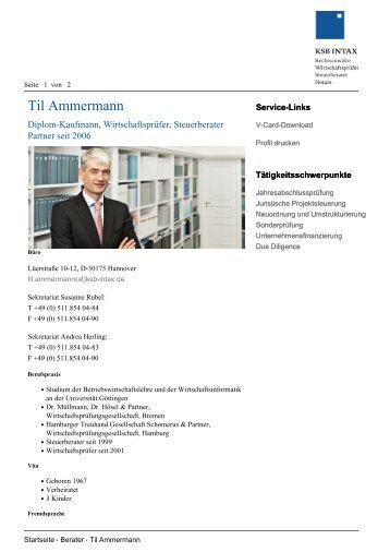 Til Ammermann - KSB Intax