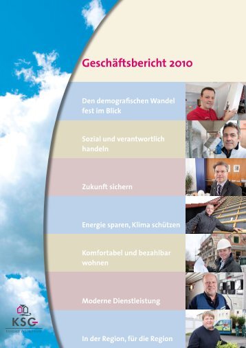 Geschäftsbericht 2010 - KSG