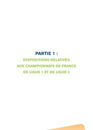 PARTIE 1 : - Ligue de Football Professionnel