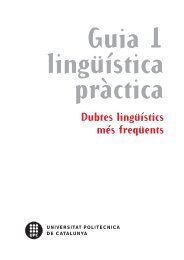 Guia lingüística pràctica 1. Dubtes lingüístics més freqüents