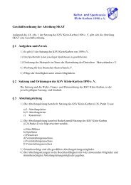 Geschäftsordnung der Abteilung SKAT § 1 ... - KSV Klein-Karben