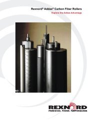 Rexnord® Addax® Carbon Fiber Rollers - Addax.com