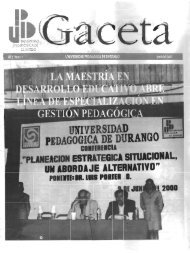 Vol 2 - No 3 - Junio 2000 - Universidad Pedagógica de Durango