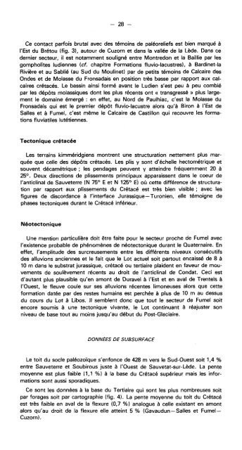 Notice explicative de la carte géologique 1/50 000 de Fumel 0855