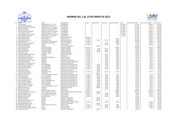 01 al 15 de enero de 2013 - Gobierno Municipal de Amealco