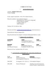 Curriculum vitae Moreno [pdf] - Grupo de investigación HIBERUS