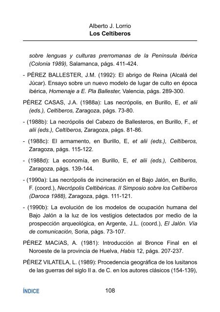 Los celtíberos - Publicaciones de la Universidad de Alicante
